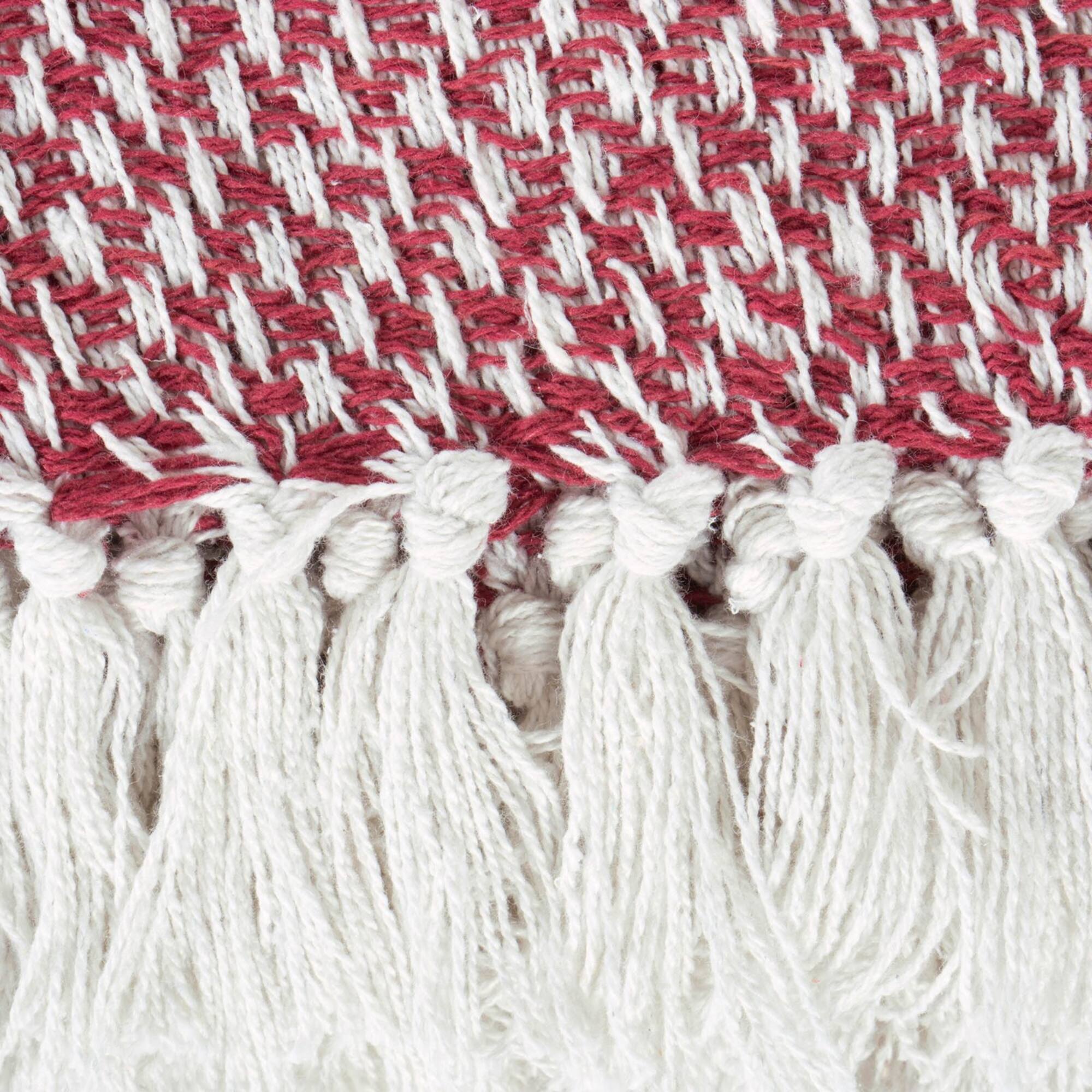 DII® Barn Red Woven Throw